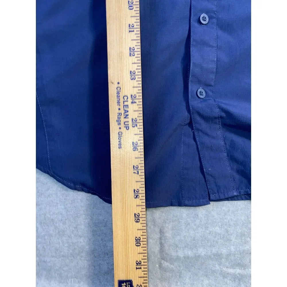 North Face Long Sleeve Button‎ Up Fishing Shirt Men's Medium Vapor Wick